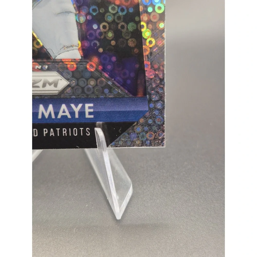 2025 Prizm Drake Maye‎ #8 Throwback No Huddle Disco Silver Prizm Patriots
